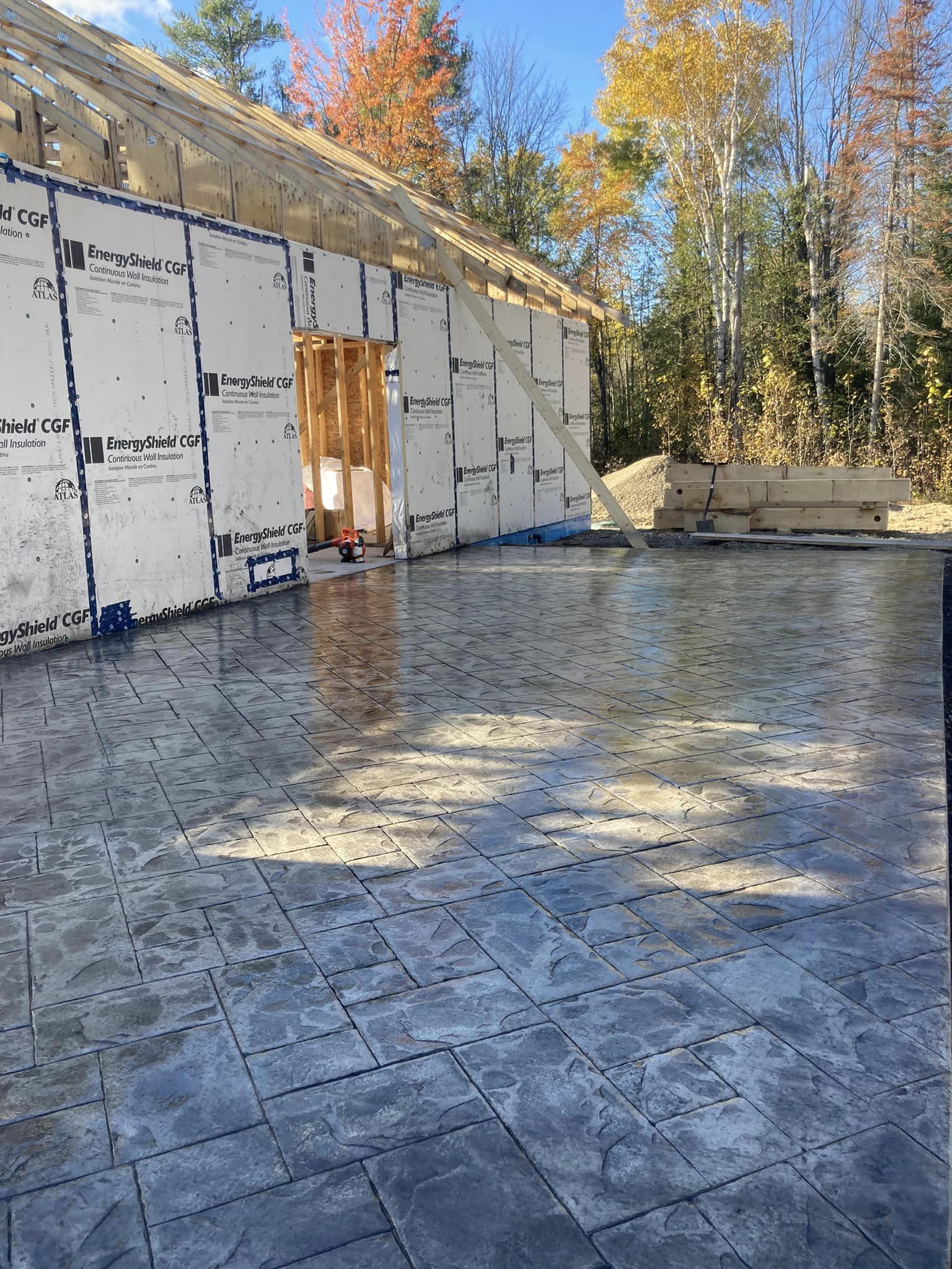 Stamped Concrete Slab