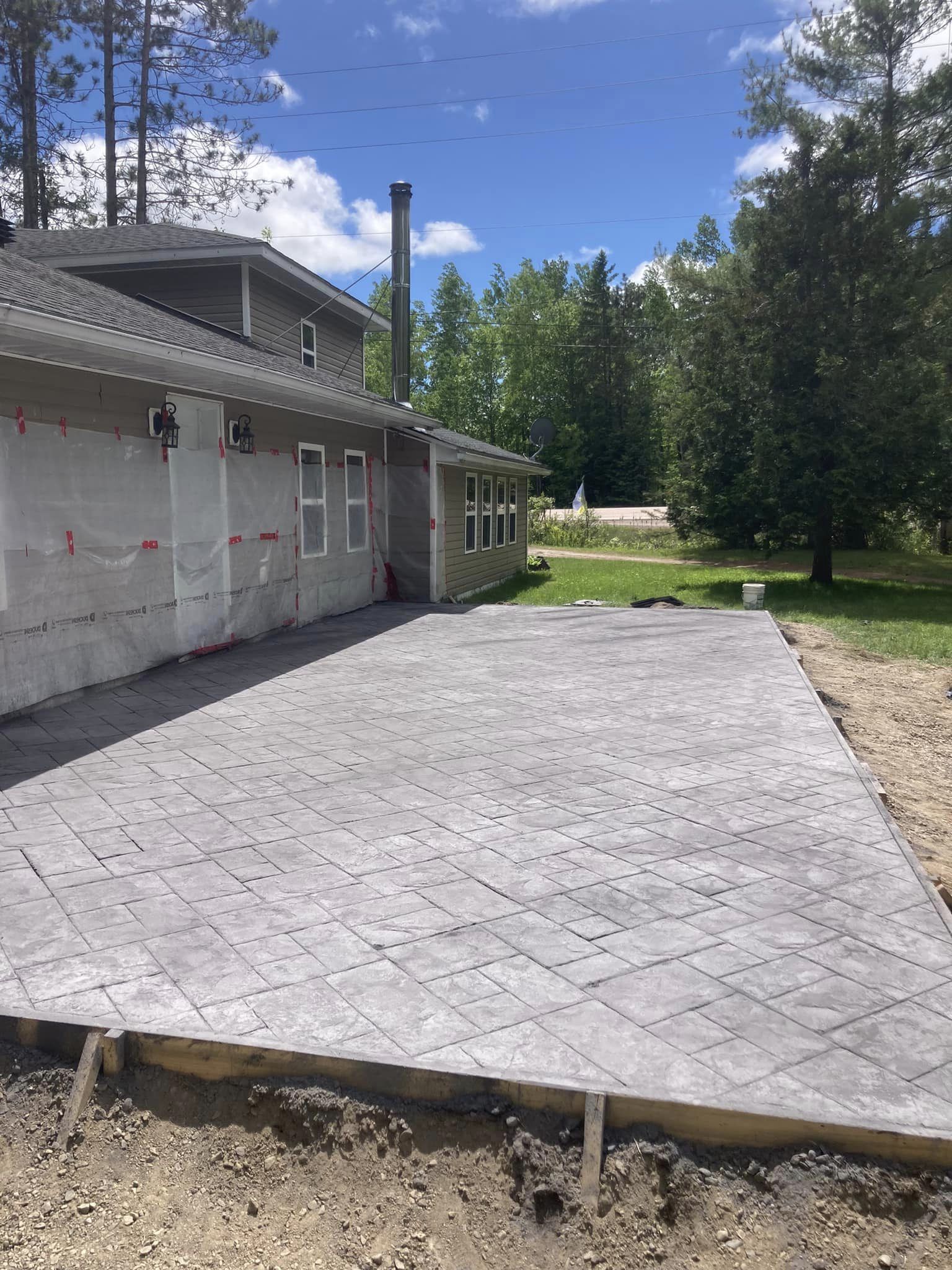 Stamped Concrete Slab